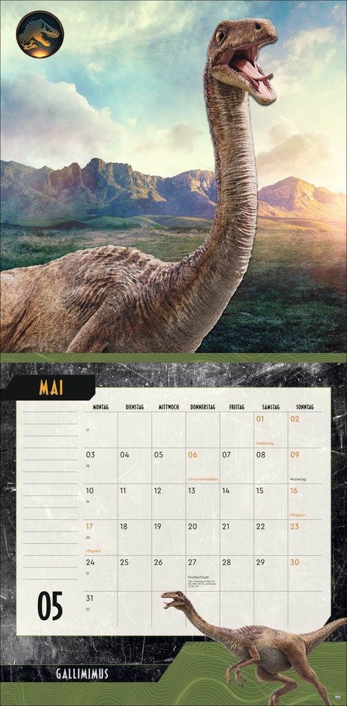 Weitere Ansicht: Jurassic World Broschurkalender 2027