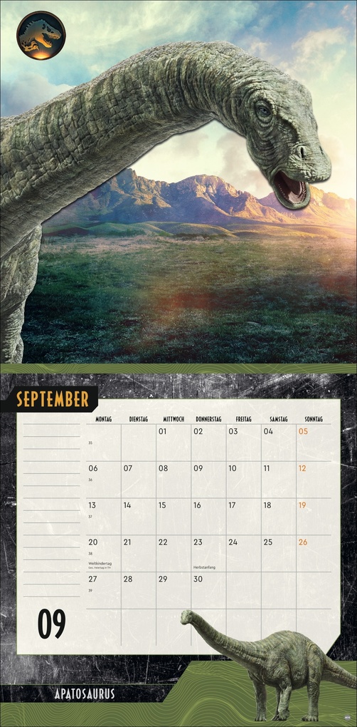 Weitere Ansicht: Jurassic World Broschurkalender 2027