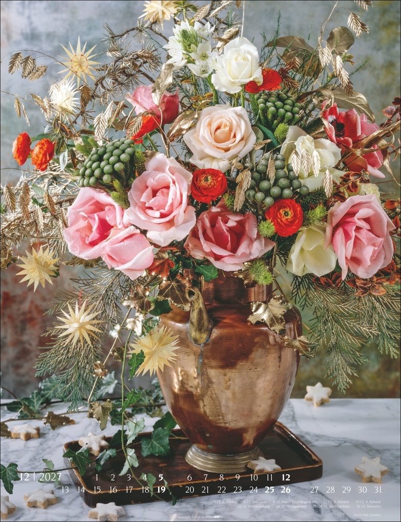Weitere Ansicht: Die schönsten Blumensträuße Kalender 2027