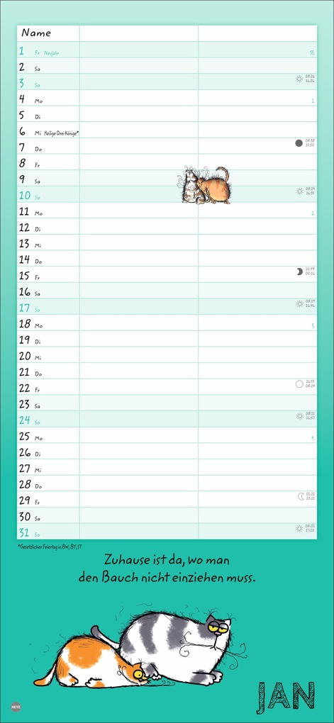 Weitere Ansicht: Catzz Planer für zwei 2027 | Alexander Holzach