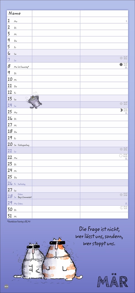 Weitere Ansicht: Catzz Planer für zwei 2027 | Alexander Holzach