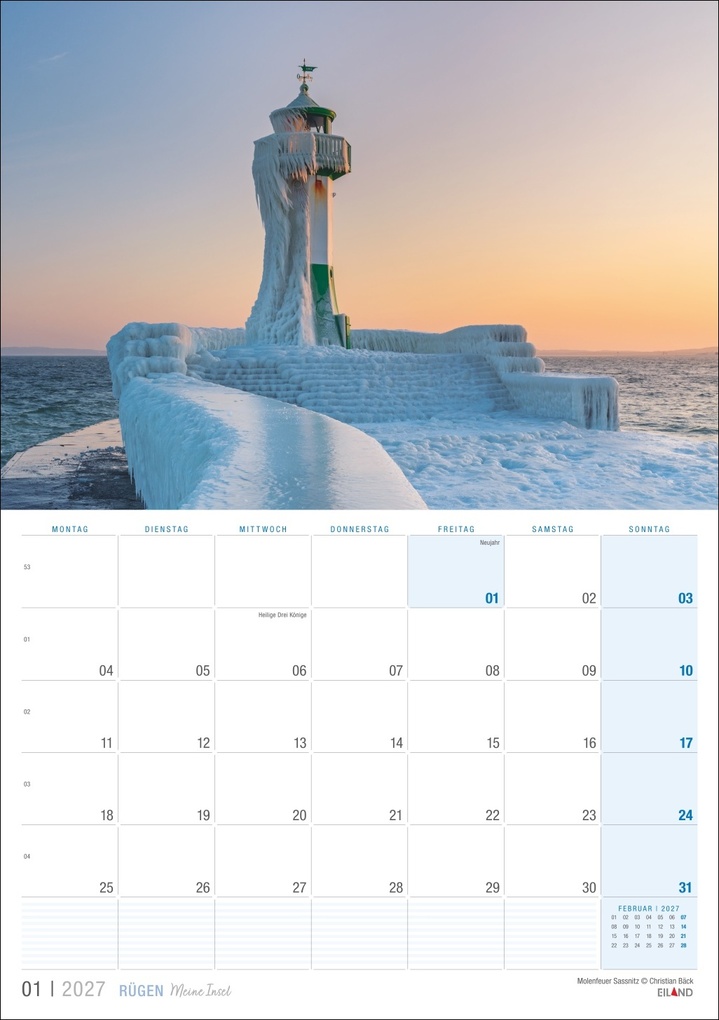 Weitere Ansicht: Rügen ...meine Insel Kalender 2027