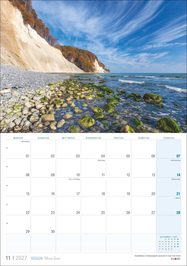 Weitere Ansicht: Rügen ...meine Insel Kalender 2027