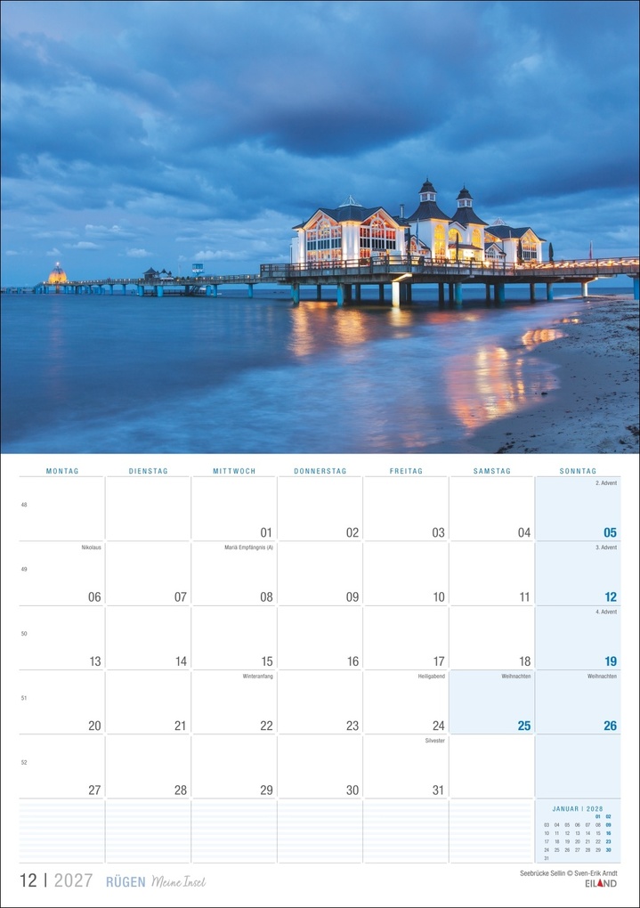 Weitere Ansicht: Rügen ...meine Insel Kalender 2027