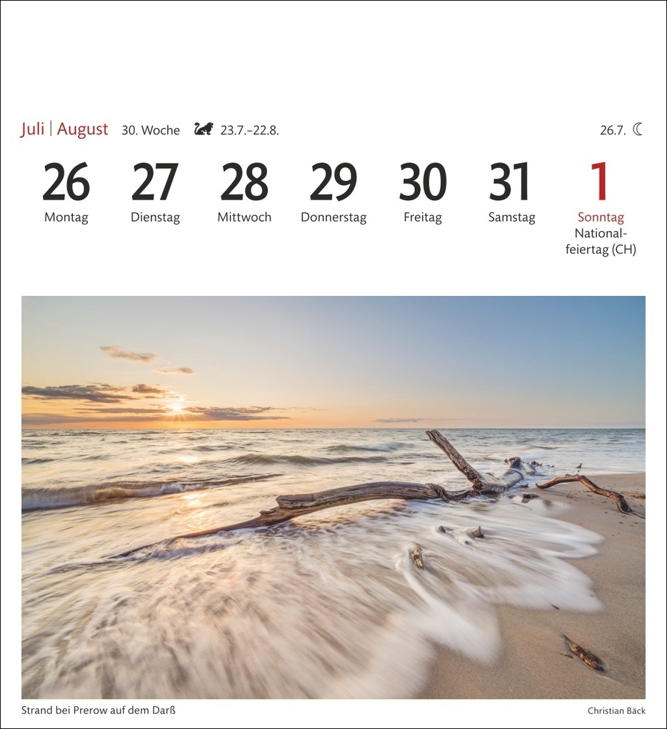 Weitere Ansicht: Ostseeküste Sehnsuchtskalender 2027 - Wochenkalender mit 53 Postkarten