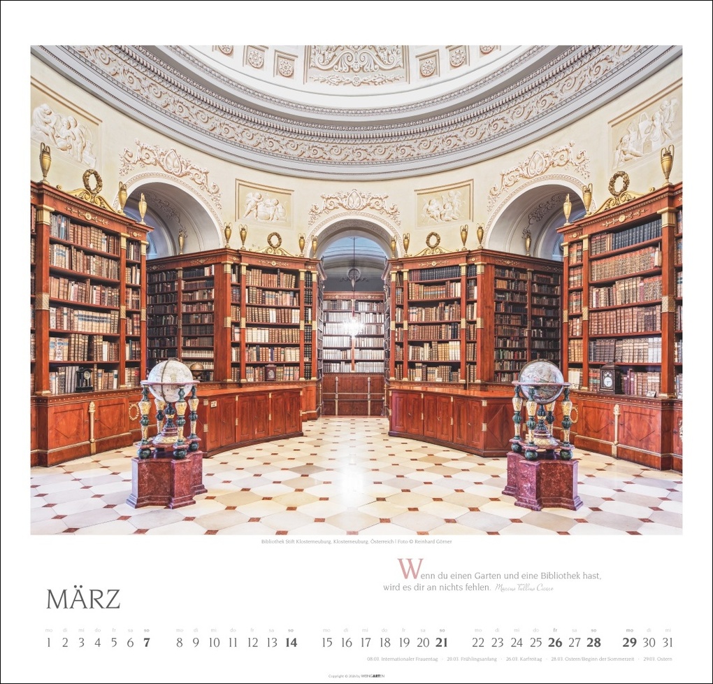 Weitere Ansicht: Welt der Bibliotheken Kalender 2027
