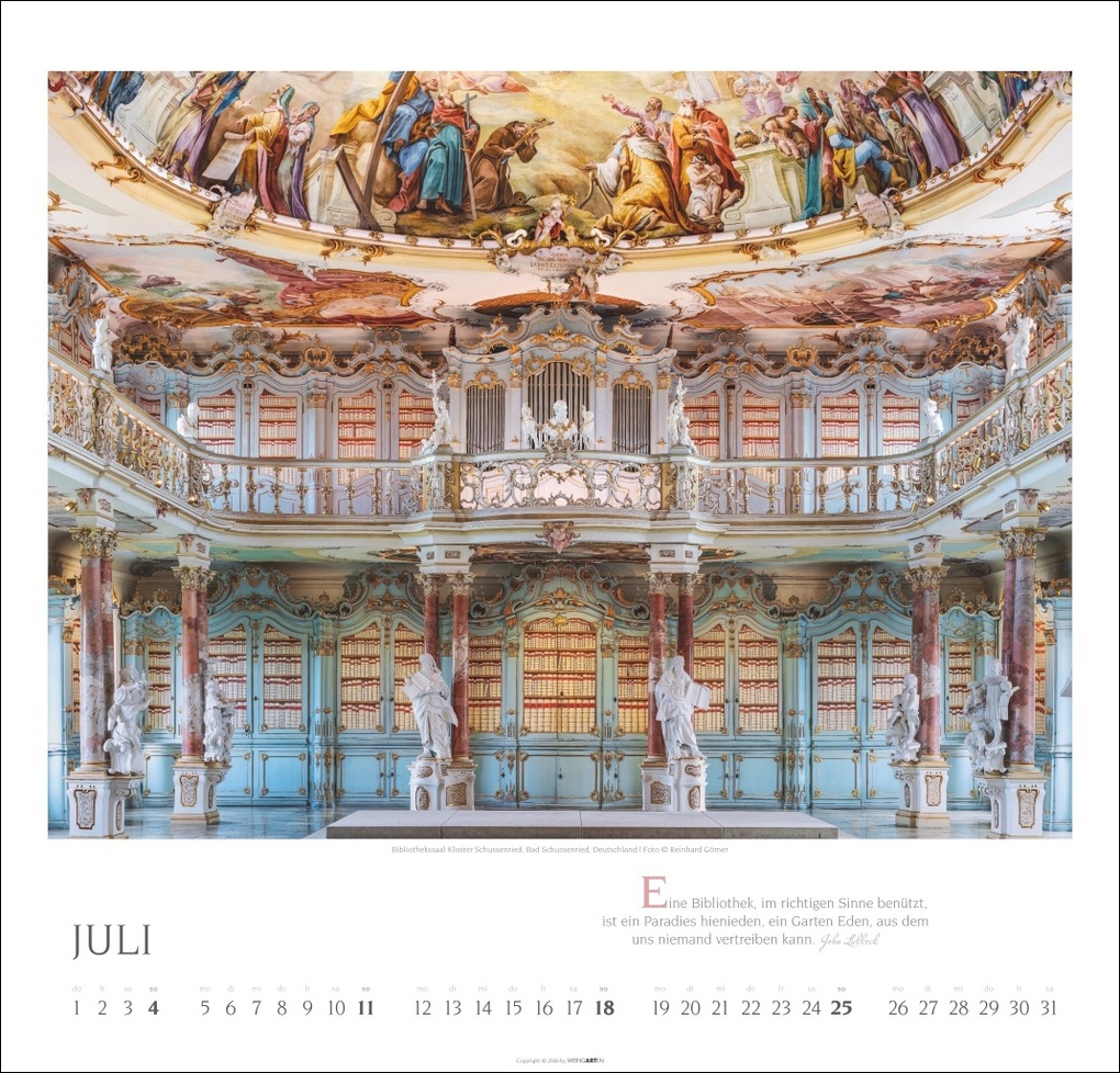 Weitere Ansicht: Welt der Bibliotheken Kalender 2027