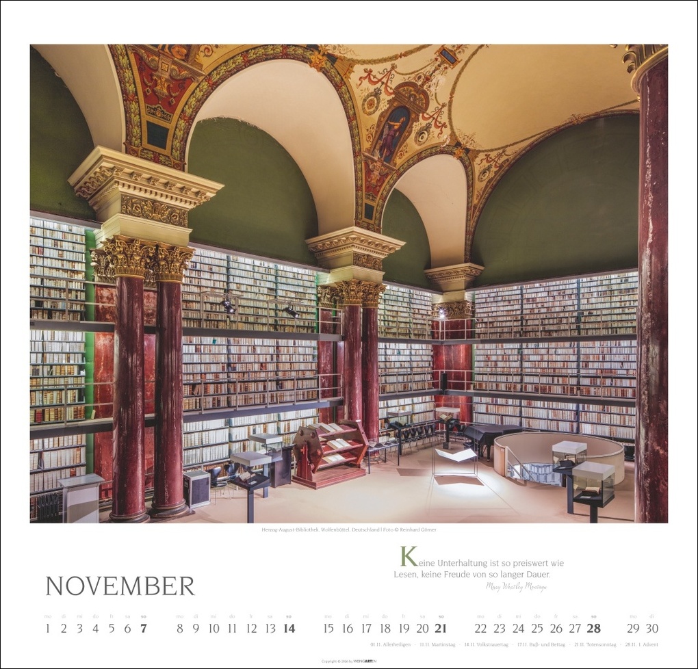 Weitere Ansicht: Welt der Bibliotheken Kalender 2027