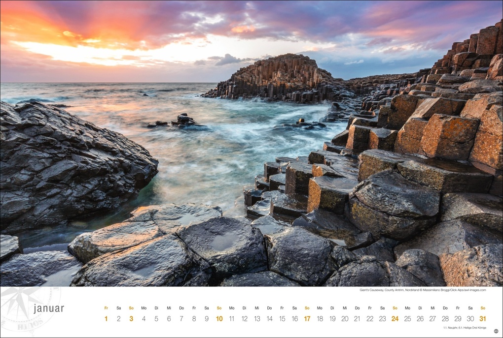 Weitere Ansicht: Irland Globetrotter Kalender 2027 - Von rauen Küsten und grünen Hügeln
