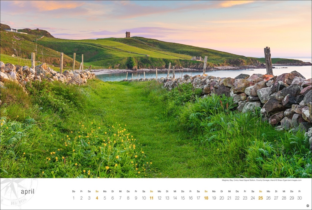 Weitere Ansicht: Irland Globetrotter Kalender 2027 - Von rauen Küsten und grünen Hügeln