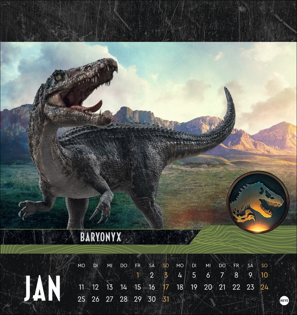 Weitere Ansicht: Jurassic World Postkartenkalender 2027