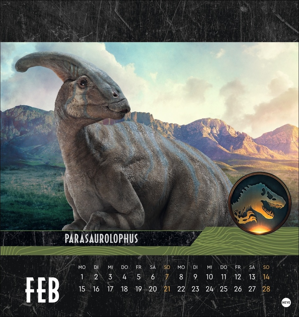 Weitere Ansicht: Jurassic World Postkartenkalender 2027