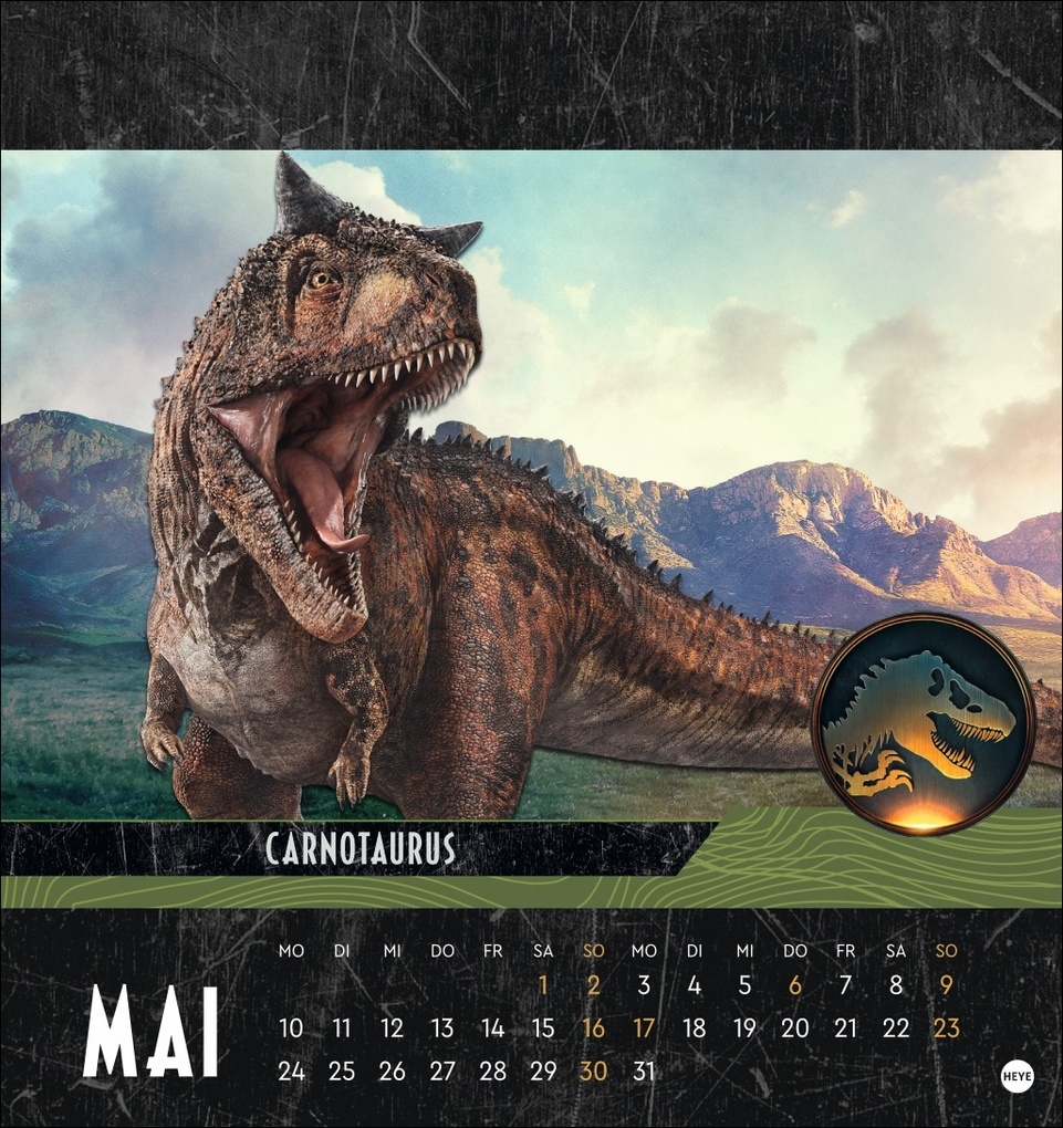 Weitere Ansicht: Jurassic World Postkartenkalender 2027