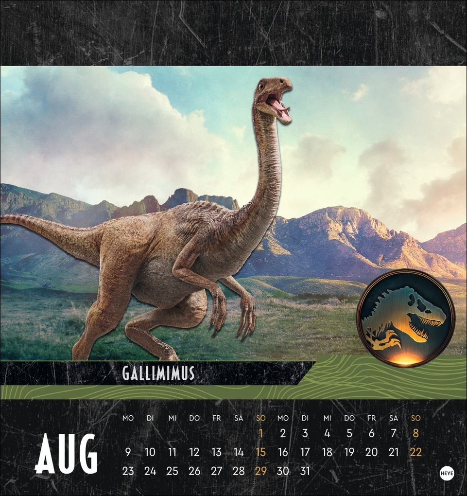 Weitere Ansicht: Jurassic World Postkartenkalender 2027