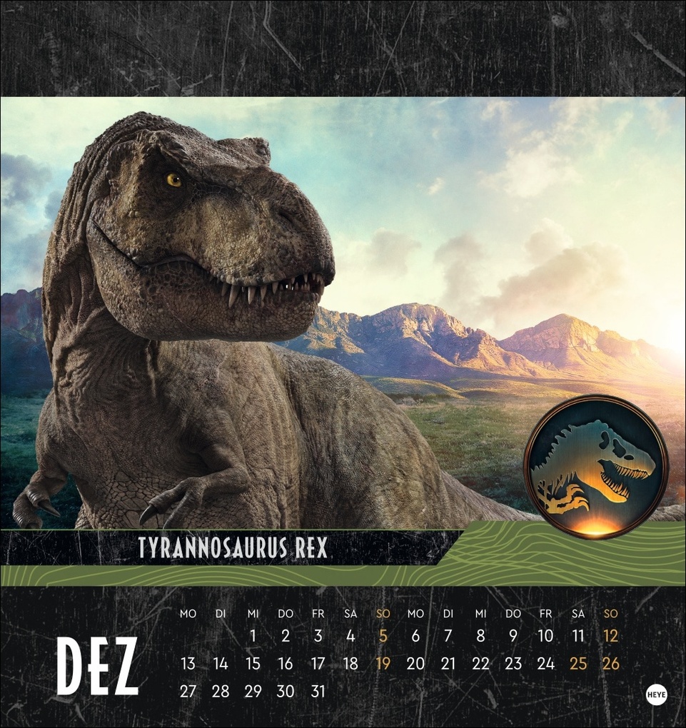 Weitere Ansicht: Jurassic World Postkartenkalender 2027