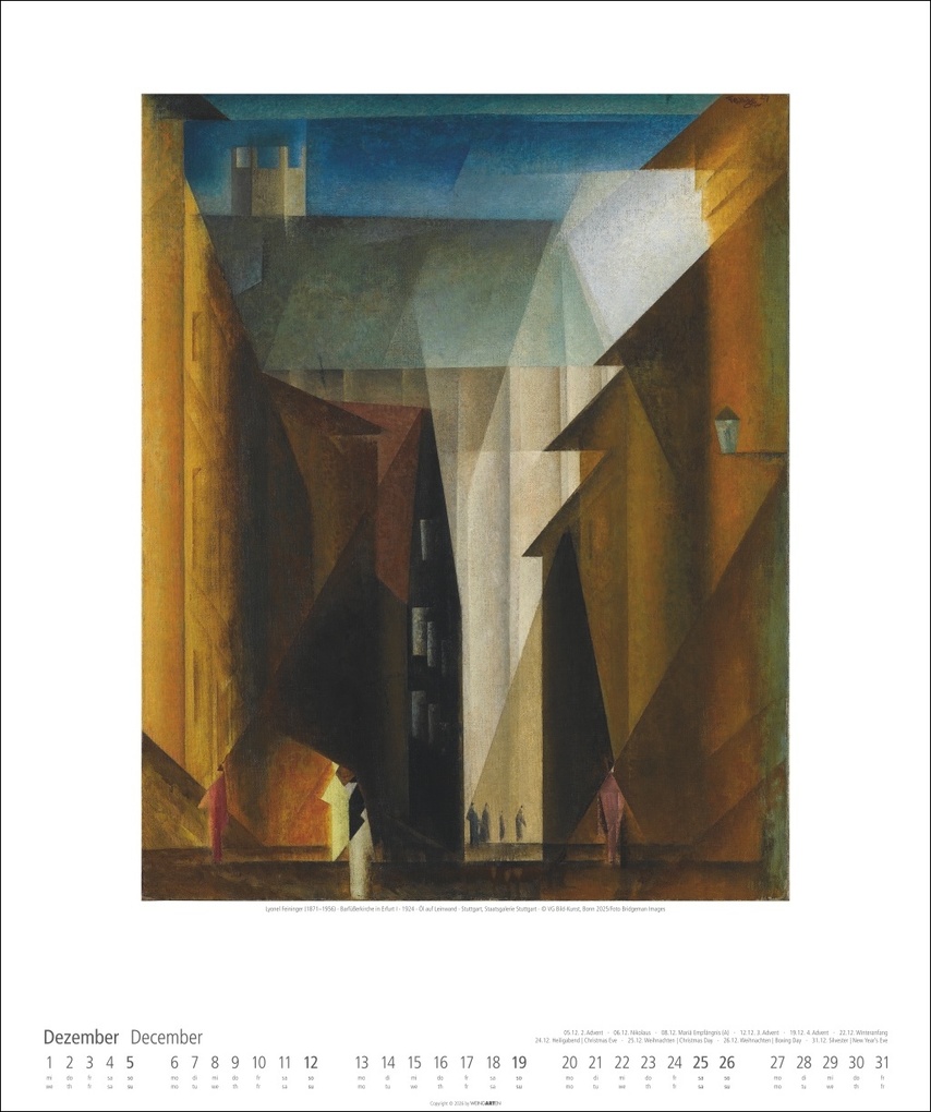 Weitere Ansicht: Lyonel Feininger Kalender 2027 | Lyonel Feininger