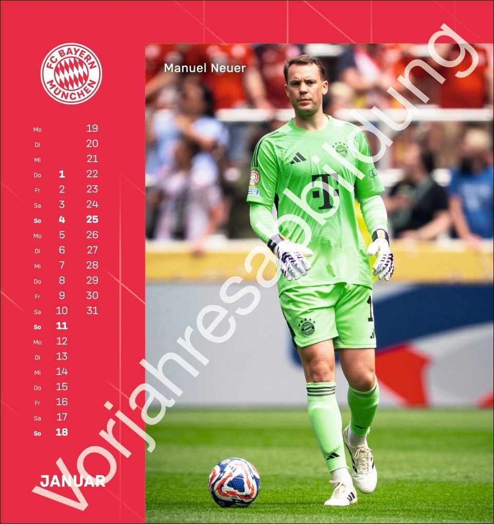 Weitere Ansicht: FC Bayern München Postkartenkalender 2027