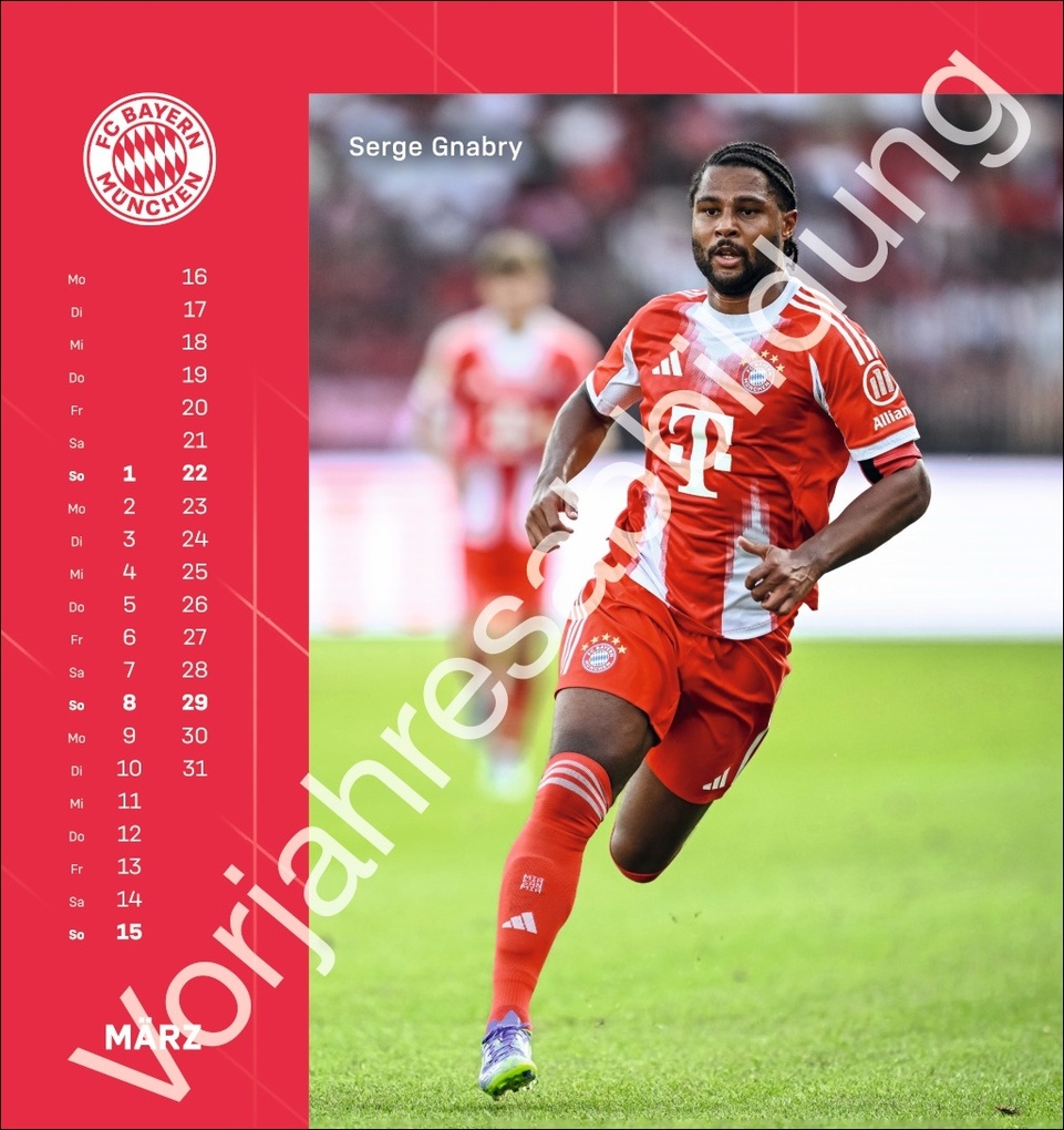 Weitere Ansicht: FC Bayern München Postkartenkalender 2027