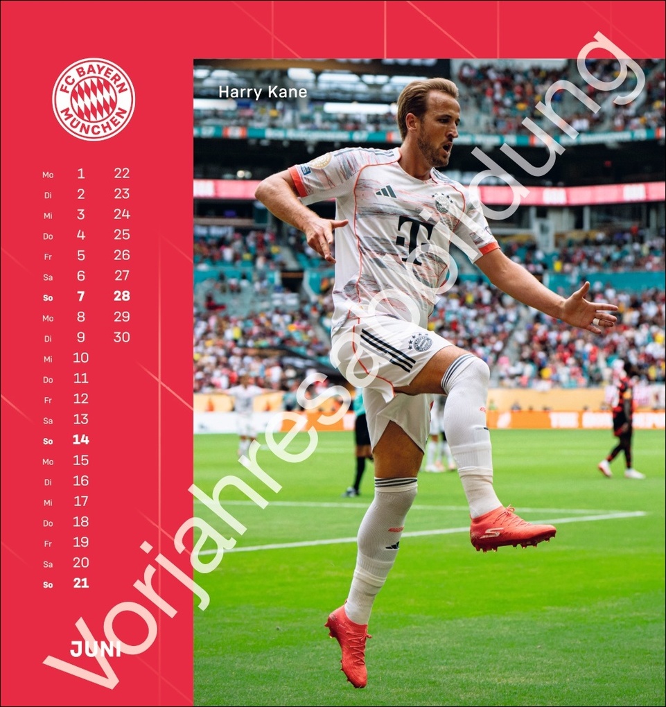 Weitere Ansicht: FC Bayern München Postkartenkalender 2027