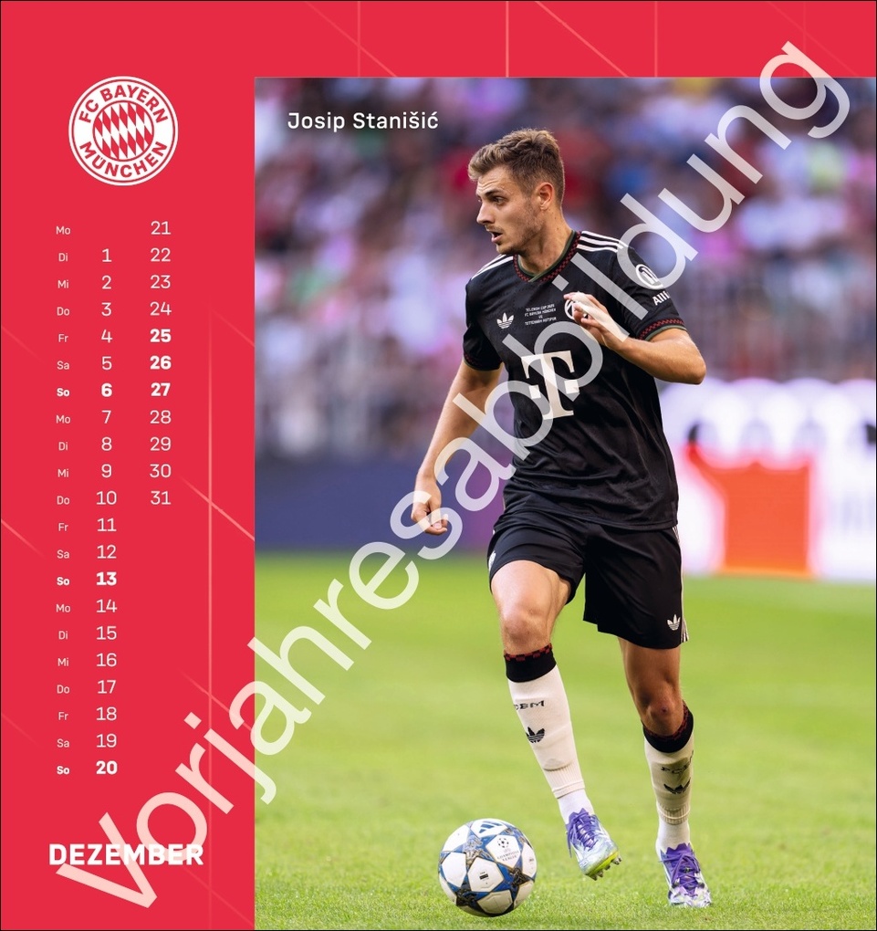 Weitere Ansicht: FC Bayern München Postkartenkalender 2027