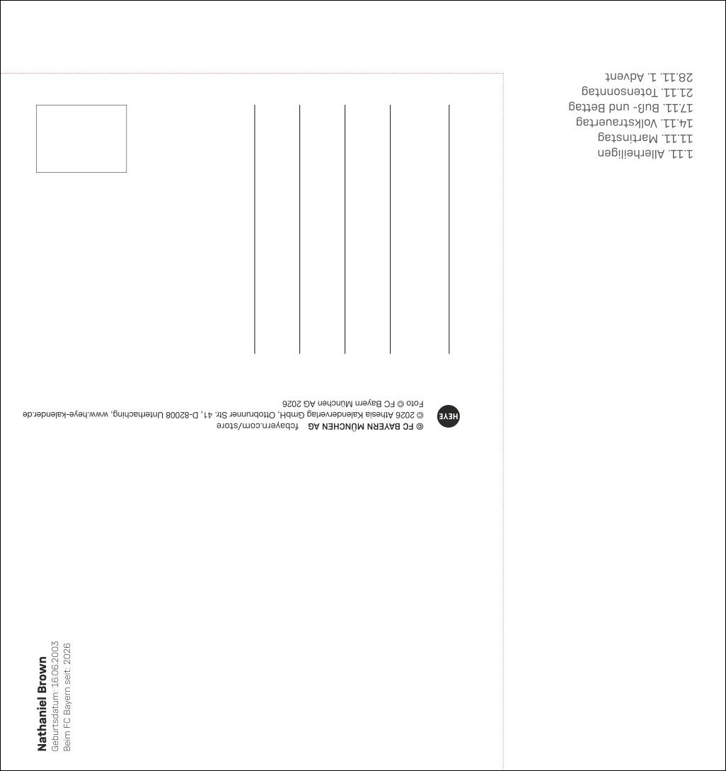 Weitere Ansicht: FC Bayern München Postkartenkalender 2027