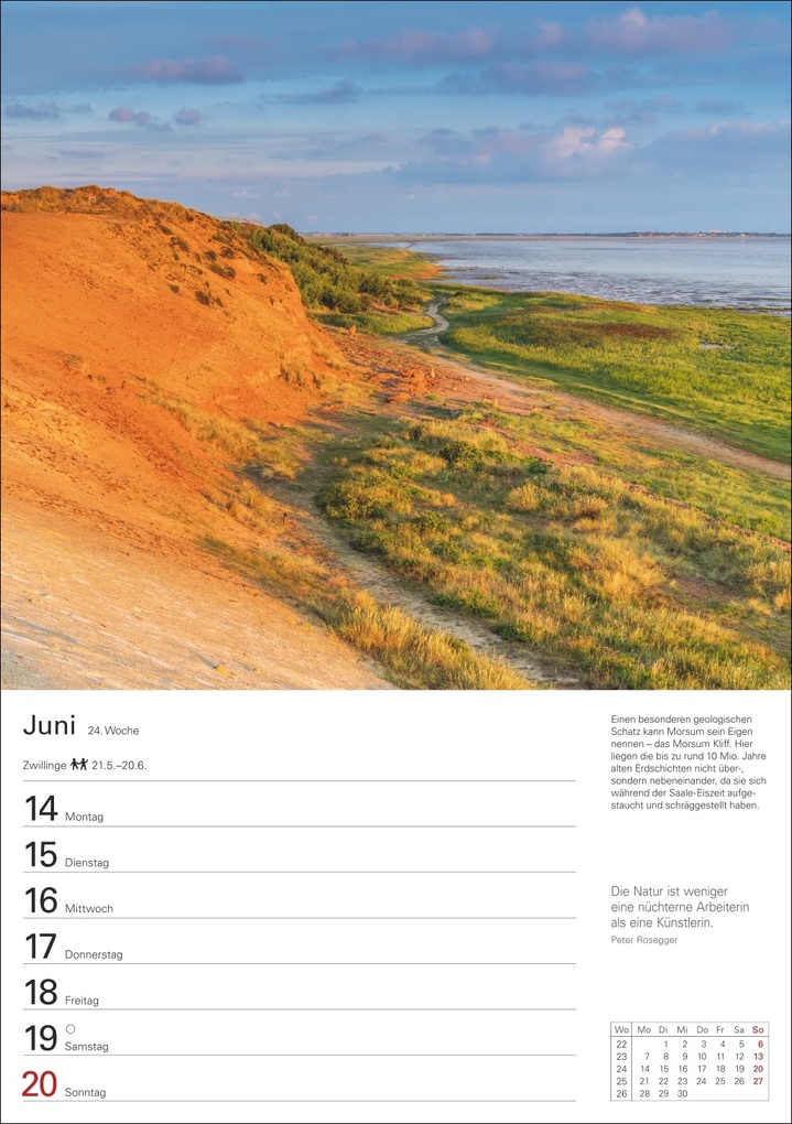 Weitere Ansicht: Sylt Wochenplaner 2027 - Eine Reise in 53 Bildern | Ulrike Issel