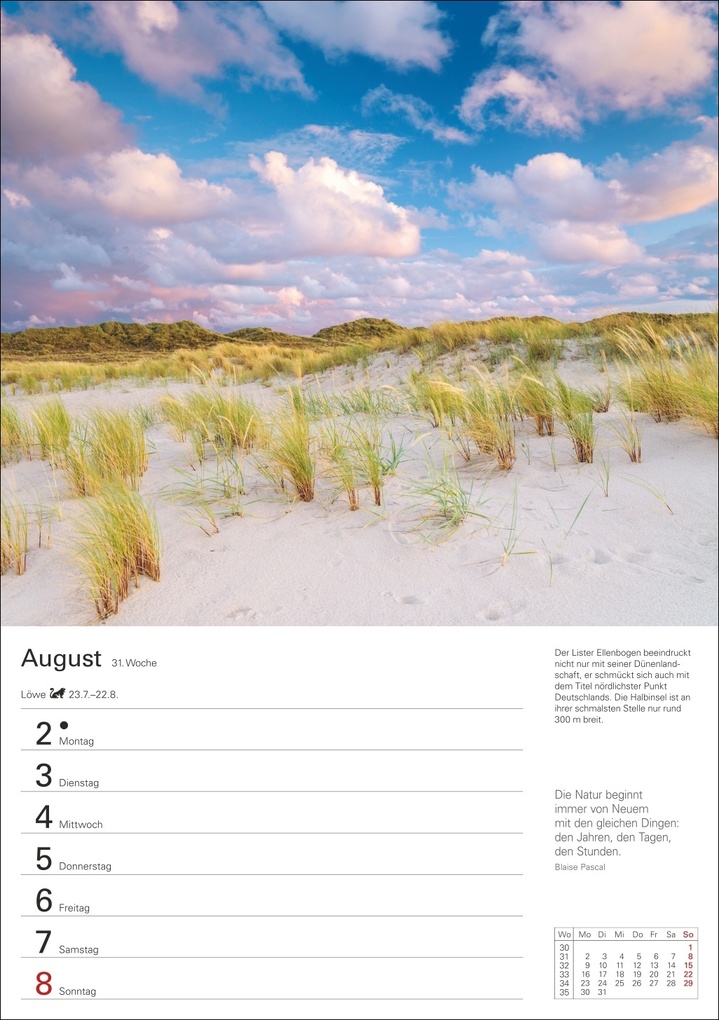 Weitere Ansicht: Sylt Wochenplaner 2027 - Eine Reise in 53 Bildern | Ulrike Issel