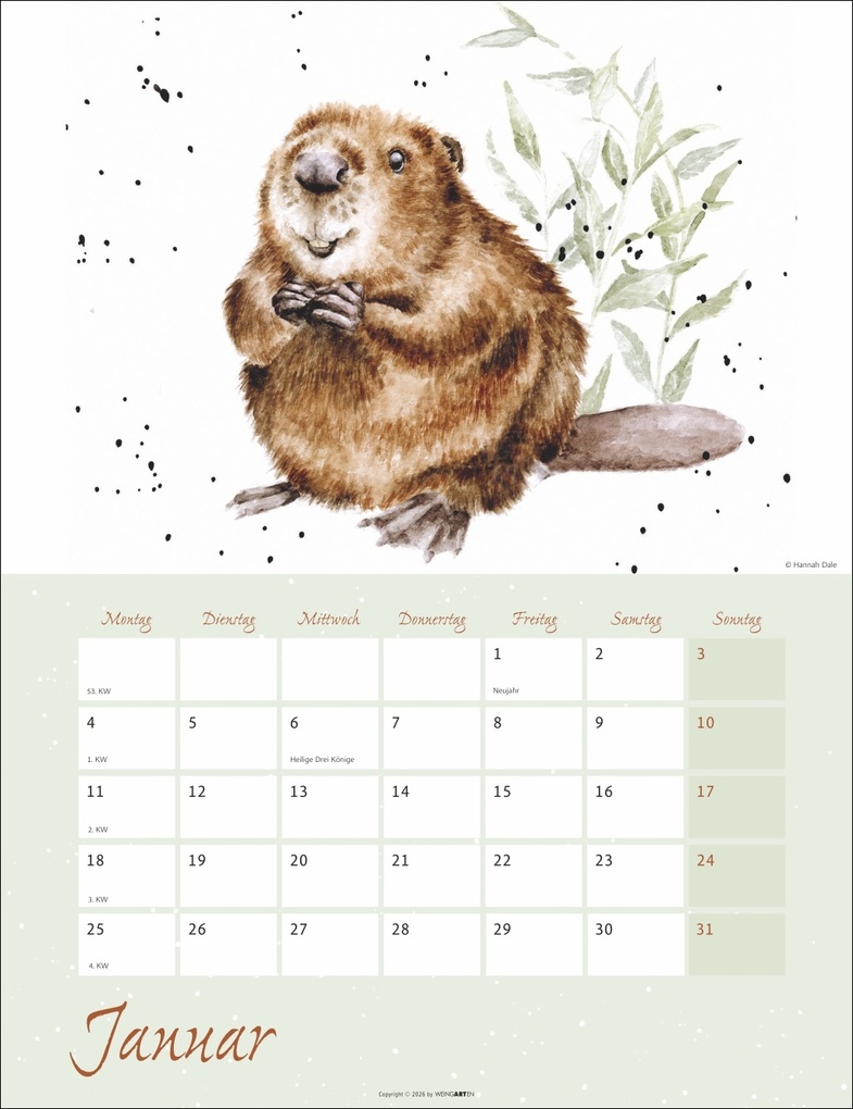 Weitere Ansicht: Country Life Kalender 2027 | Hannah Dale