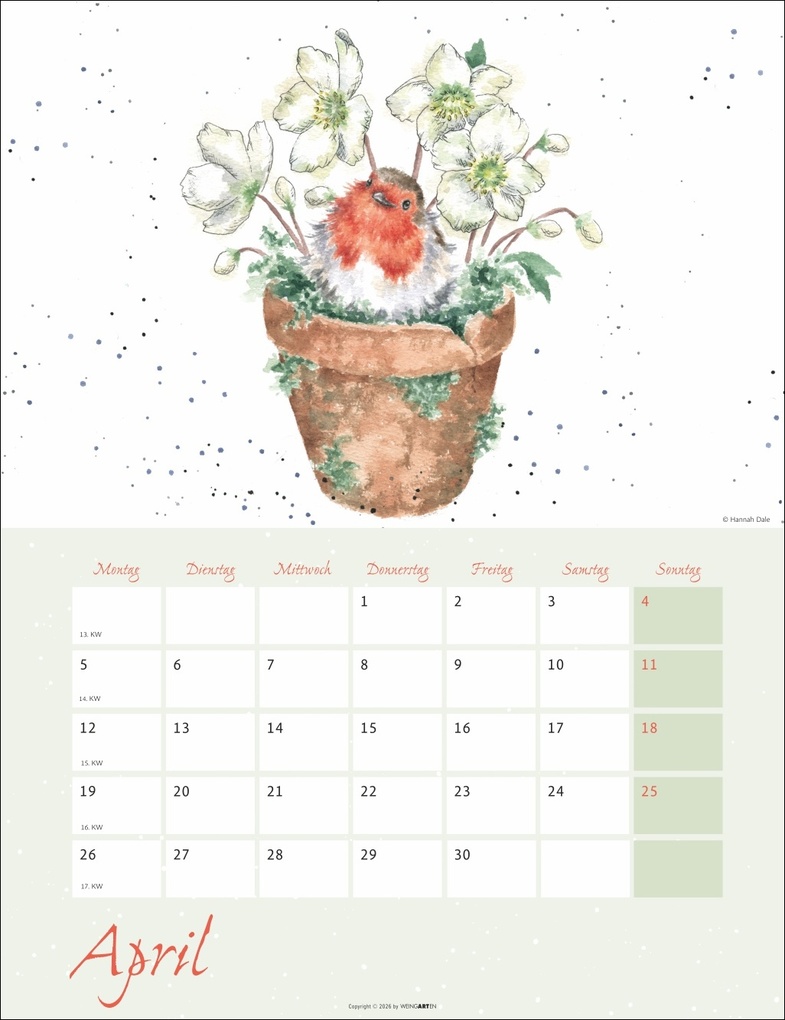 Weitere Ansicht: Country Life Kalender 2027 | Hannah Dale