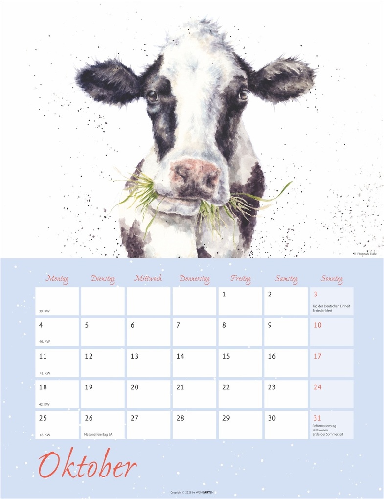 Weitere Ansicht: Country Life Kalender 2027 | Hannah Dale