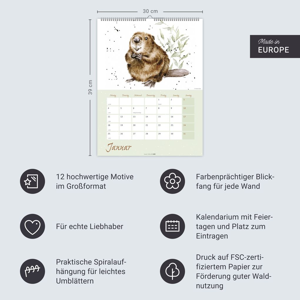Weitere Ansicht: Country Life Kalender 2027 | Hannah Dale