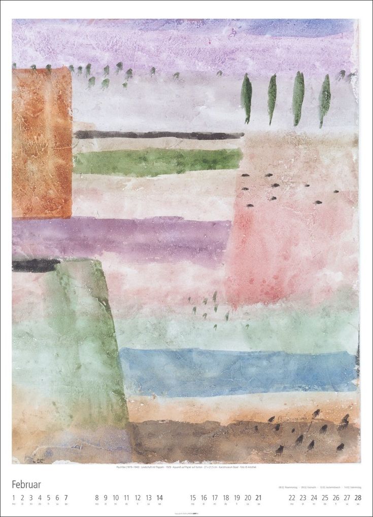 Weitere Ansicht: Bauhaus Kalender 2027 | Walter Dexel, Johannes Itten, Wassily Kandinsky, Paul Klee