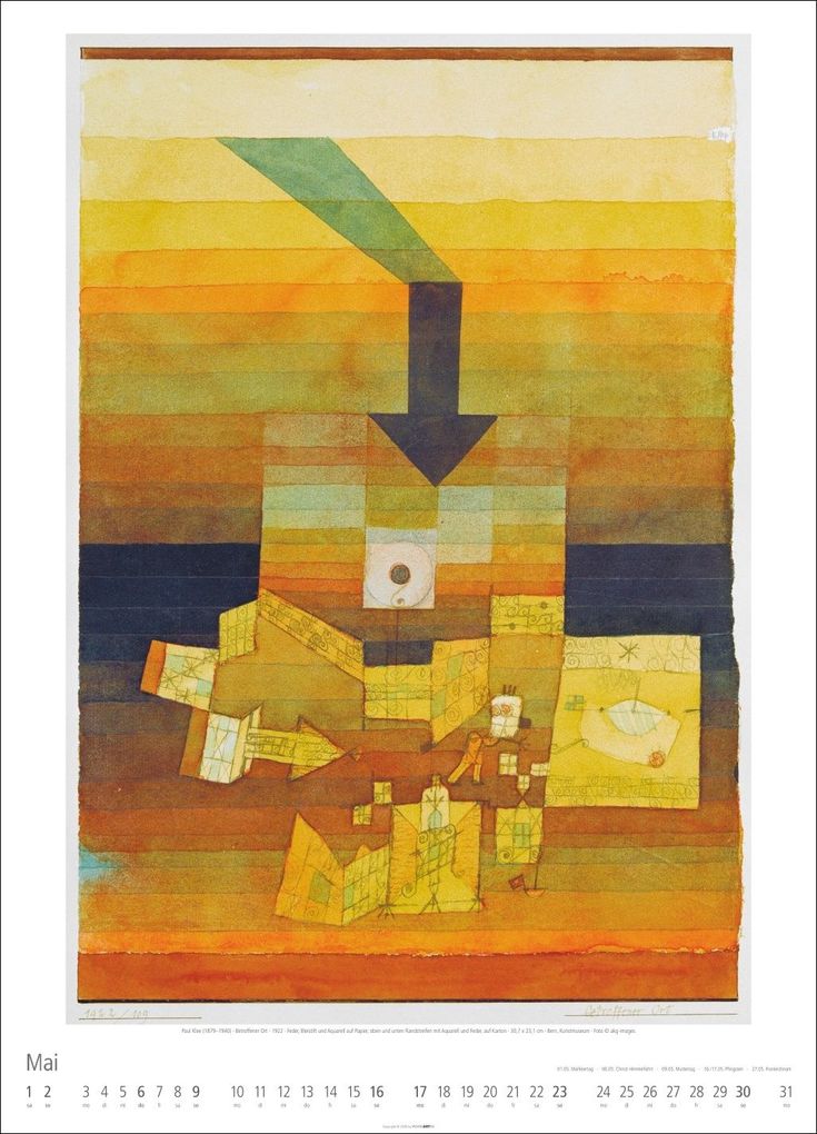 Weitere Ansicht: Bauhaus Kalender 2027 | Walter Dexel, Johannes Itten, Wassily Kandinsky, Paul Klee