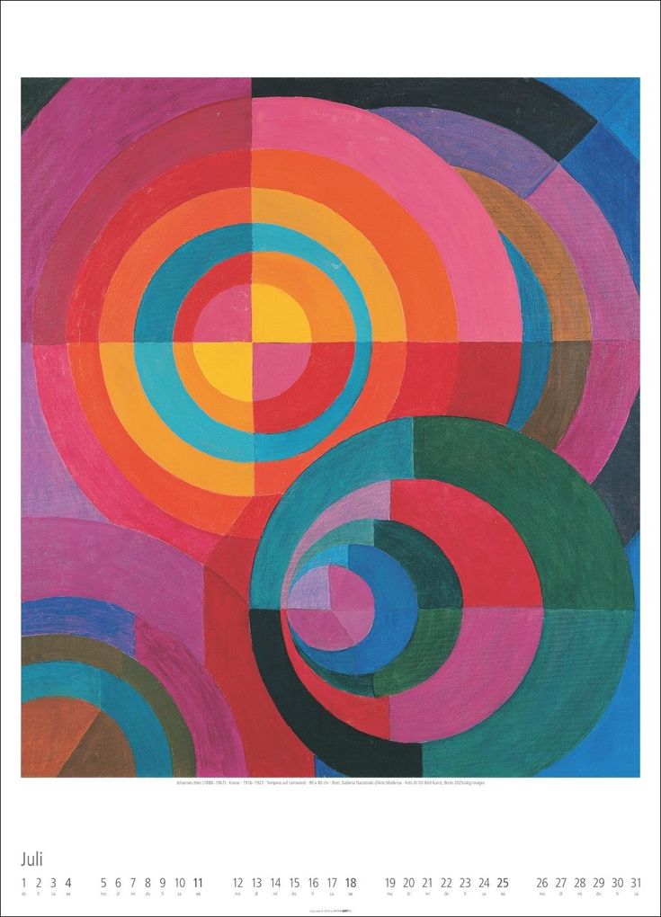 Weitere Ansicht: Bauhaus Kalender 2027 | Walter Dexel, Johannes Itten, Wassily Kandinsky, Paul Klee