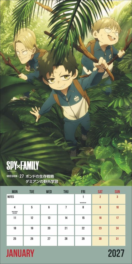 Weitere Ansicht: Spy x Family Broschurkalender 2027