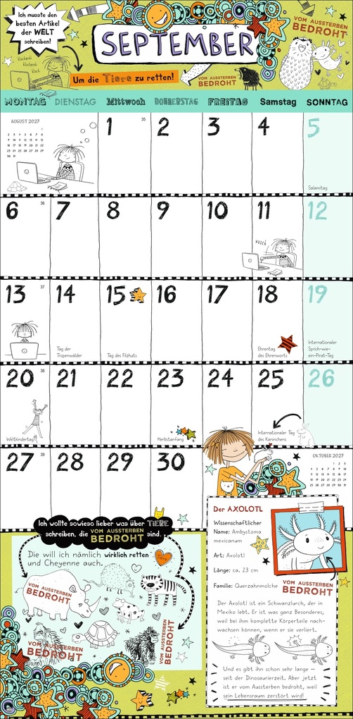 Weitere Ansicht: Lotta-Leben Broschurkalender 2027 | Alice Pantermüller