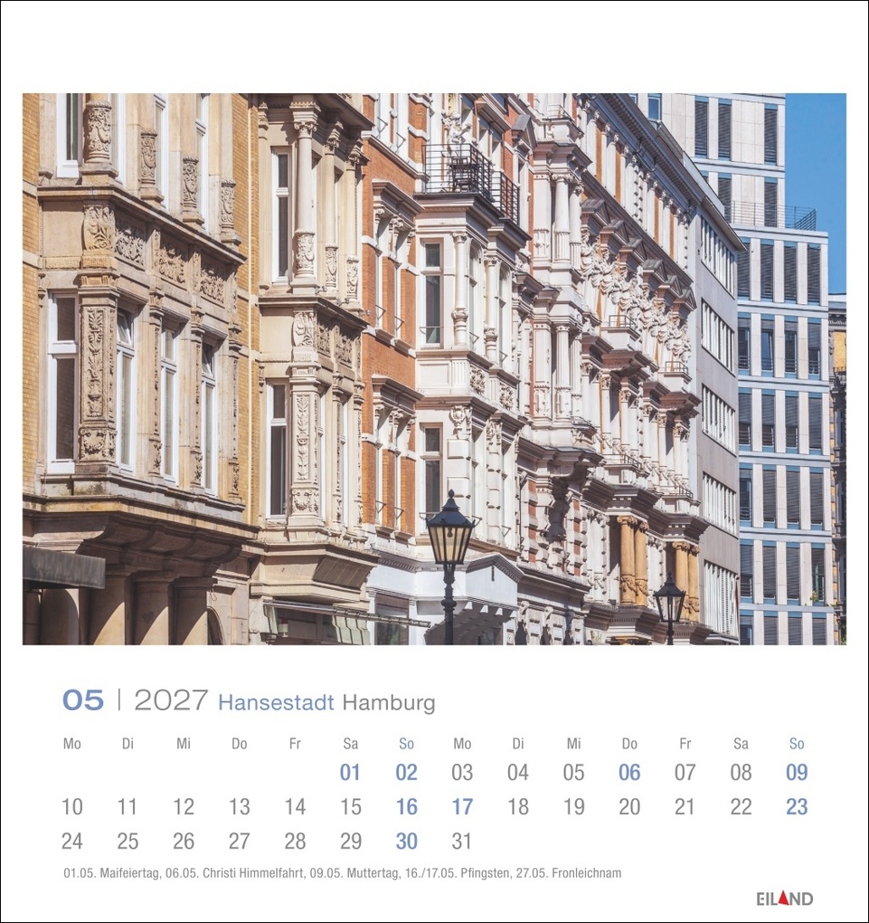 Weitere Ansicht: Hansestadt Hamburg Postkartenkalender 2027