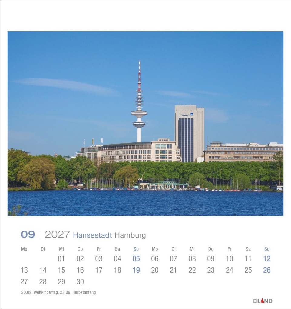 Weitere Ansicht: Hansestadt Hamburg Postkartenkalender 2027