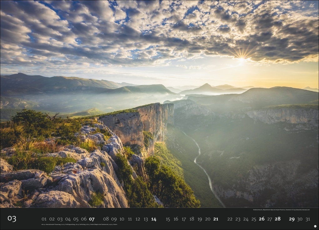 Weitere Ansicht: Landscapes Edition Kalender 2027 - Edition Alexander von Humboldt Kalender 2027