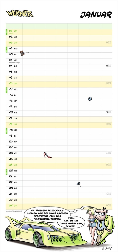 Weitere Ansicht: Werner Werkstattplaner 2027 | Rötger Feldmann