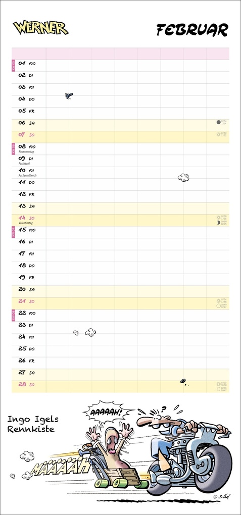 Weitere Ansicht: Werner Werkstattplaner 2027 | Rötger Feldmann