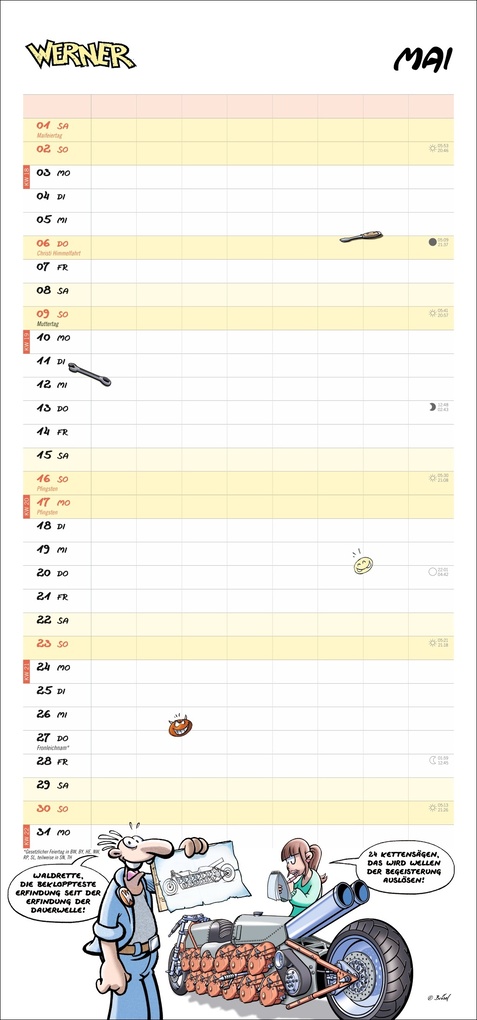 Weitere Ansicht: Werner Werkstattplaner 2027 | Rötger Feldmann