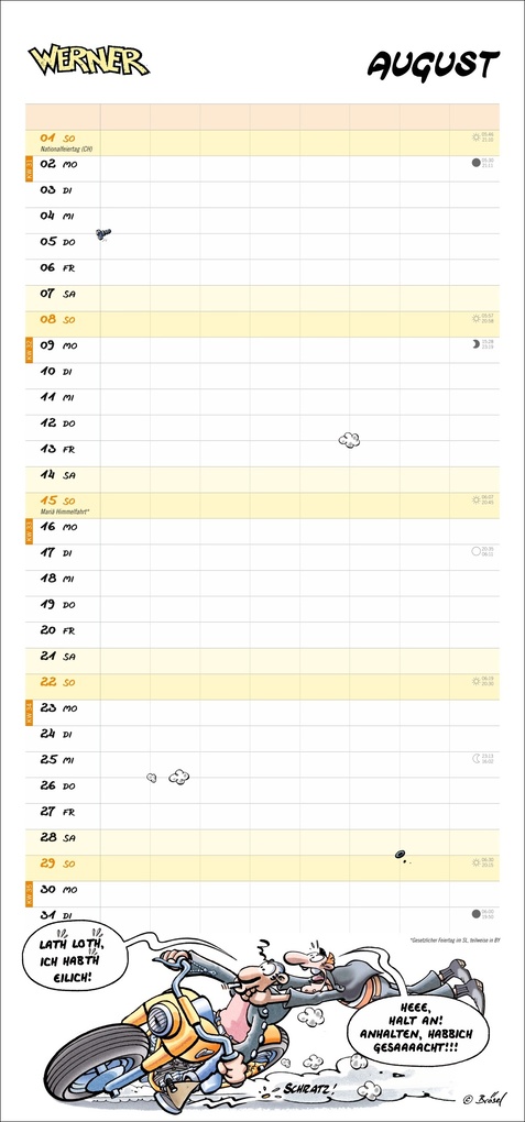 Weitere Ansicht: Werner Werkstattplaner 2027 | Rötger Feldmann