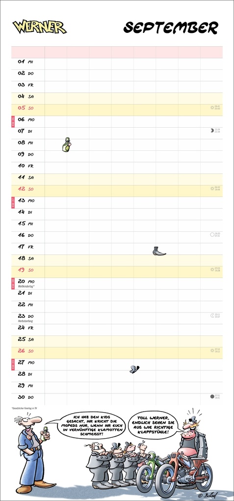 Weitere Ansicht: Werner Werkstattplaner 2027 | Rötger Feldmann