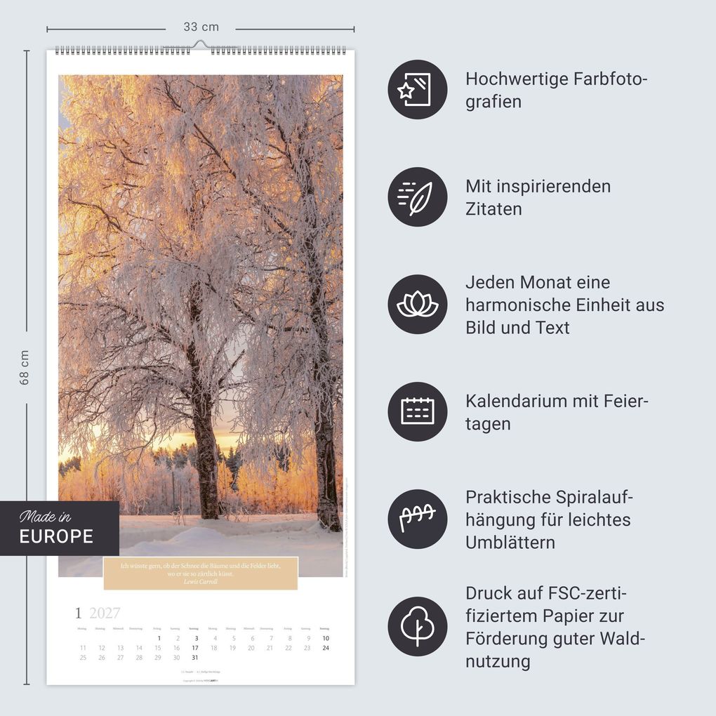 Weitere Ansicht: Wunderwelt der Bäume Kalender 2027