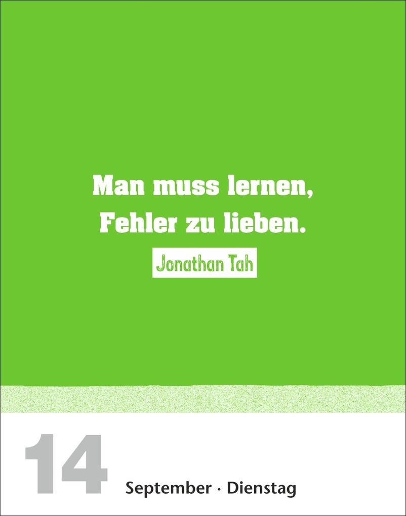 Weitere Ansicht: Lattenknaller Tagesabreißkalender 2027 - Die witzigsten Fußballersprüche | Marco Heibel, Anders Ulrike