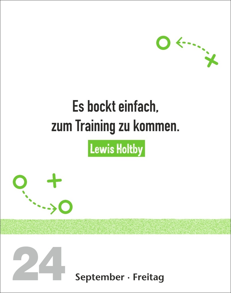 Weitere Ansicht: Lattenknaller Tagesabreißkalender 2027 - Die witzigsten Fußballersprüche | Marco Heibel, Anders Ulrike