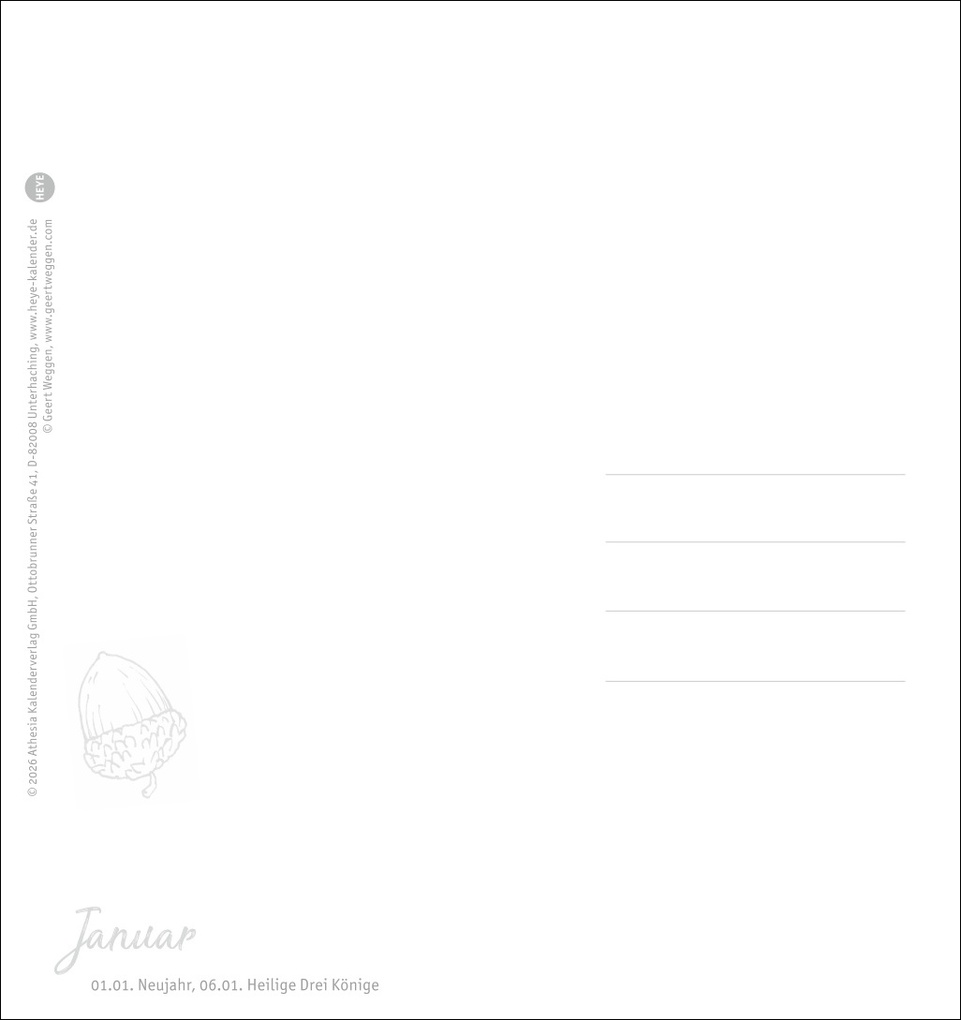 Weitere Ansicht: Eichhörnchen Postkartenkalender 2027