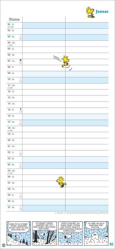 Weitere Ansicht: Peanuts Planer Wir zwei 2027