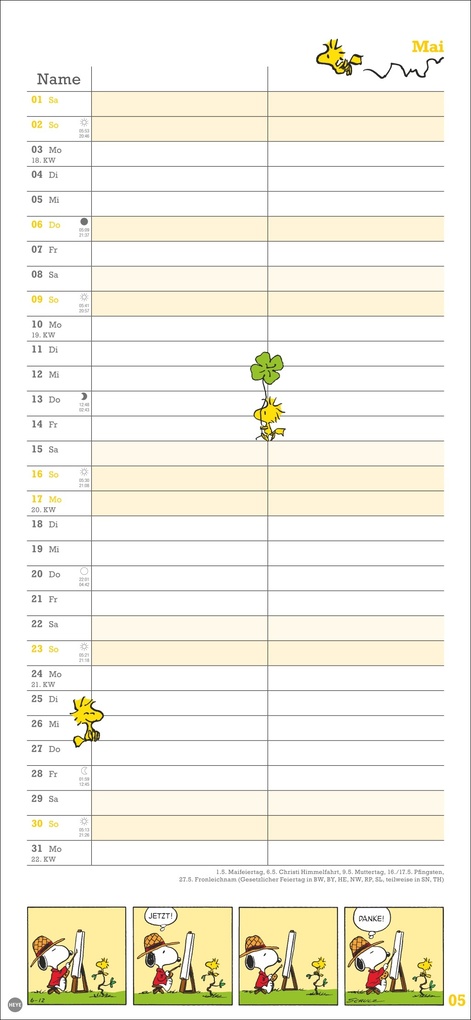 Weitere Ansicht: Peanuts Planer Wir zwei 2027
